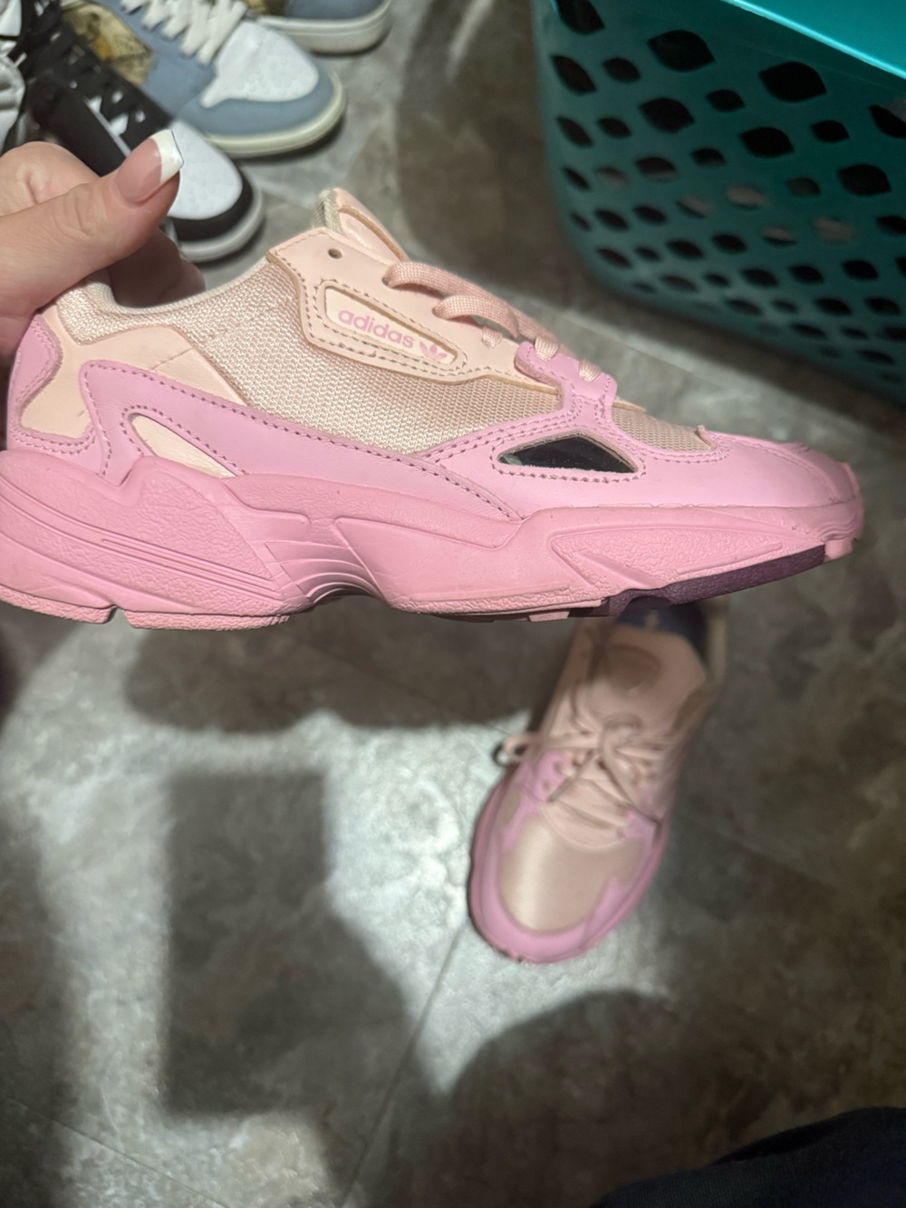 adidas Pink Chunky Womenβs Sneaker